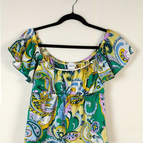 Fun Comfortable Summer Women's Blouse Top Rue21 - Picture 3 of 4